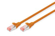 EAN 4016032328735 - Digitus DK-1644-005/OR cable de red Naranja 0,5 m Cat6 S/FTP (S-STP) imagen 1