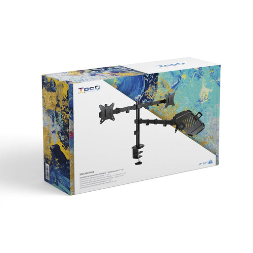 EAN 8433281014480 - TooQ DB1202TN-B soporte para monitor 81,3 cm (32") Escritorio imagen 2