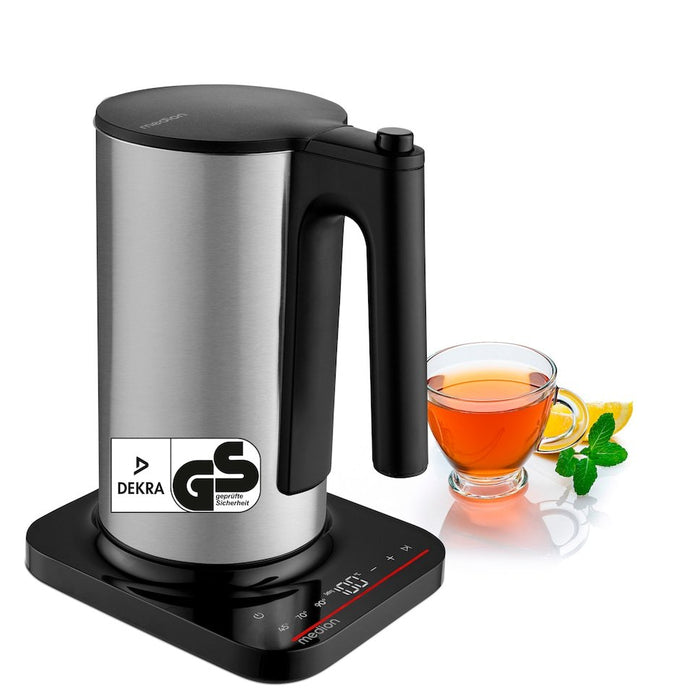 EAN 4061275239393 - MEDION MD 12106 tetera eléctrica 1,5 L 2200 W Negro, Acero inoxidable imagen 4