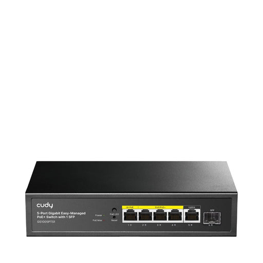 EAN 6971690791704 - Cudy GS1005PTS1 switch Gigabit Ethernet (10/100/1000) Energía sobre Ethernet (PoE) Negro imagen 1