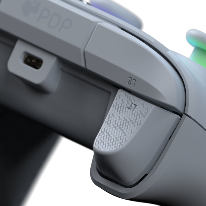EAN 0708056070243 - PDP Afterglow Wave Gris USB Gamepad Analógico/Digital PC, Xbox One, Xbox Series S, Xbox Series X imagen 11