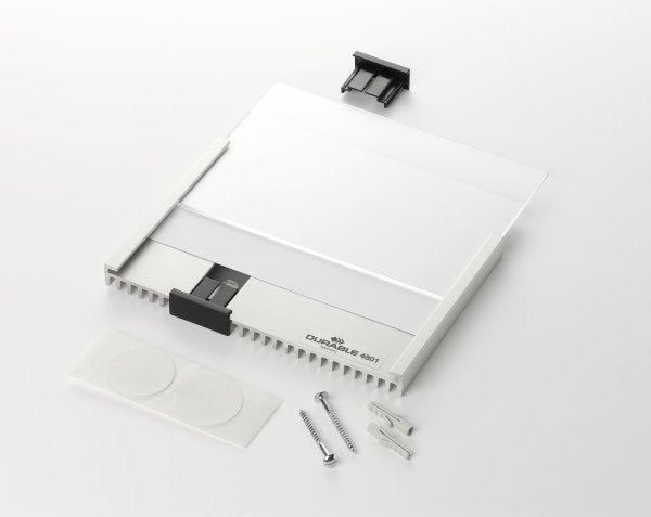EAN 4005546400075 - Durable 480523 portacartel y stand de información Portacarteles Acrílico Plata imagen 3