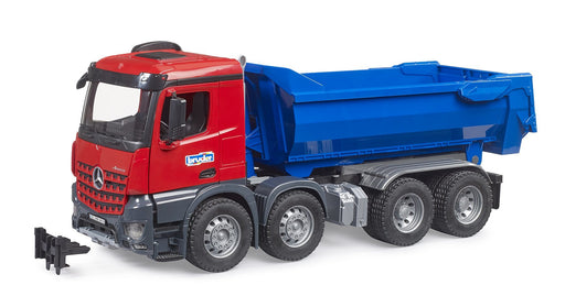EAN 4001702036218 - BRUDER MB Arocs Halfpipe Kipp LKW imagen 1