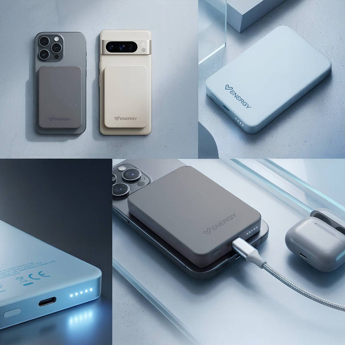 EAN 8432426500802 - Energy Sistem Magnetic Powerbank 10000 mAh Cargador inalámbrico Azul imagen 5