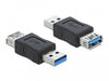 EAN 4043619664979 - DeLOCK 66497 cambiador de género para cable Negro imagen 1