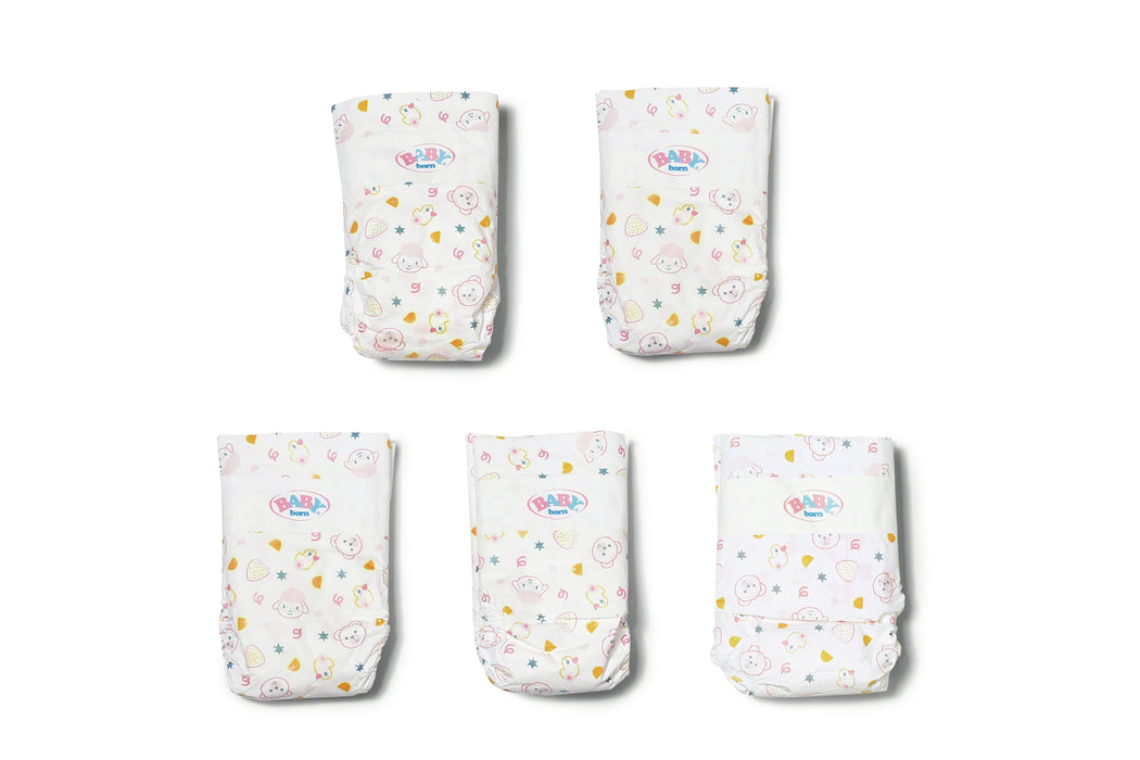 EAN 4001167838358 - BABY born Nappies, 5 pack Pañales para muñeca imagen 1