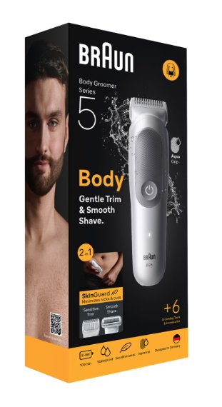EAN 7500435244749 - Braun Series 5 BG5550 afeitadora corporal Gris imagen 2