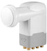 EAN 4040849672736 - Goobay SAT Universal Octo 0.1dB convertidor low noise block (lnb) 10,6 - 12,75 GHz Blanco imagen 1