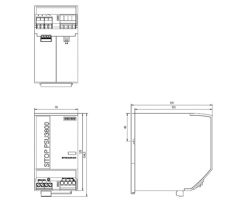 EAN 4025515154631 - Siemens 6EP3436-8UB00-0AY0 adaptador e inversor de corriente Interior Multicolor imagen 4