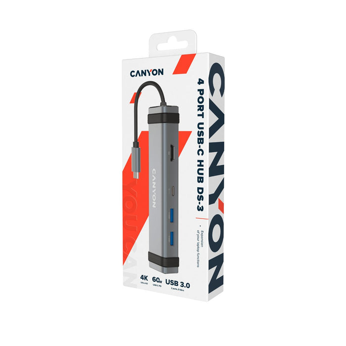 EAN 5291485004347 - Canyon DS-3 USB 3.2 Gen 1 (3.1 Gen 1) Type-C Gris imagen 5