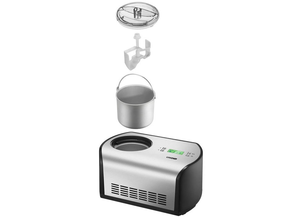 EAN 4011689488658 - Unold 48865 máquina para helados Compresor de helados 1,2 L 135 W Negro, Acero inoxidable imagen 3