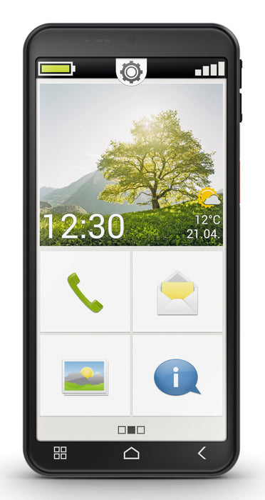 EAN 9005613170035 - Emporia Smart.7lite 13,8 cm (5.45") SIM única Android 15 4G USB Tipo C 6 GB 128 GB 3500 mAh Negro imagen 4