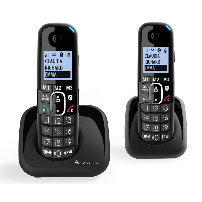 EAN 3700601423334 - amplicomms BigTel 1502 Teléfono DECT Identificador de llamadas Negro imagen 1