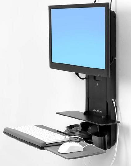 EAN 698833037654 - Ergotron 61-080-085 soporte para monitor 61 cm (24") Pared Negro imagen 1