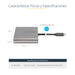 EAN 0065030888714 - StarTech.com USBC2HD4 Adaptador gráfico USB 1920 x 1080 Pixeles Gris imagen 6