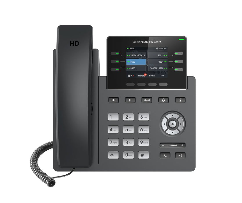 EAN 6947273705376 - Grandstream Networks GRP2613W teléfono IP Negro 4 líneas TFT imagen 1