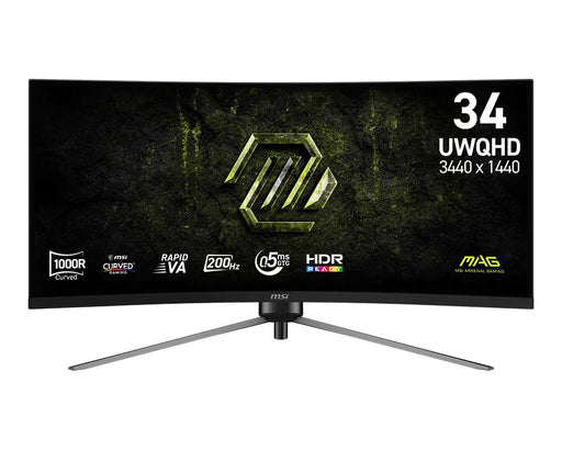 EAN 4711377392440 - MSI MAG 345CQRF E20 pantalla para PC 86,4 cm (34") 3440 x 1440 Pixeles UltraWide Dual Quad HD Negro imagen 1
