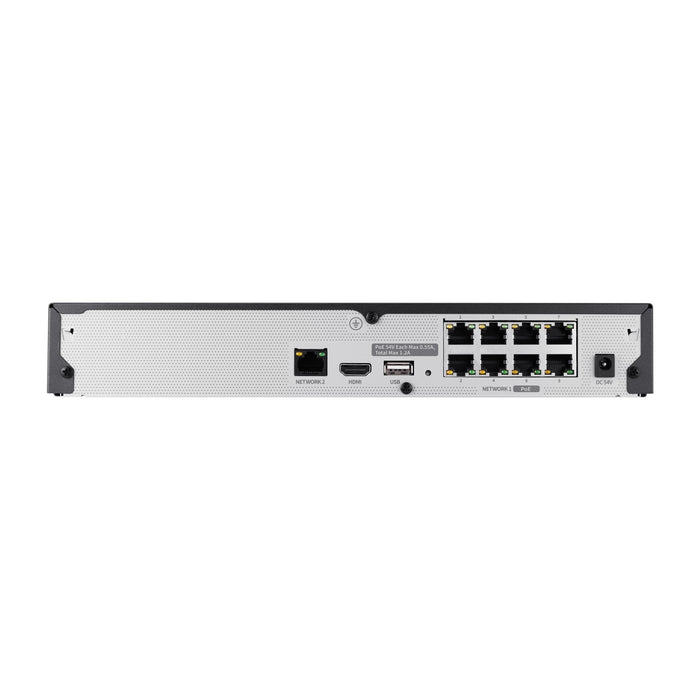 EAN 8801089228406 - Hanwha ARN-810S Grabadore de vídeo en red (NVR) Negro imagen 4