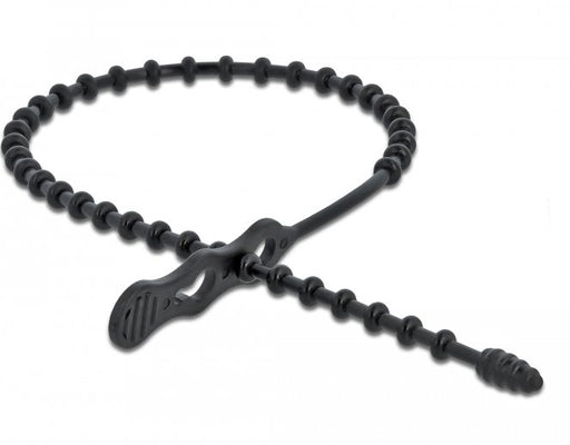 EAN 4043619189663 - DeLOCK 018966 presilla Brida de bolas Poliamida Negro 10 pieza(s) imagen 2