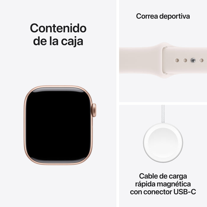 EAN 0195950461381 - Apple Watch Series 11 OLED 42 mm Digital 374 x 446 Pixeles Pantalla táctil Oro rosa Wifi GPS (satélite) imagen 8