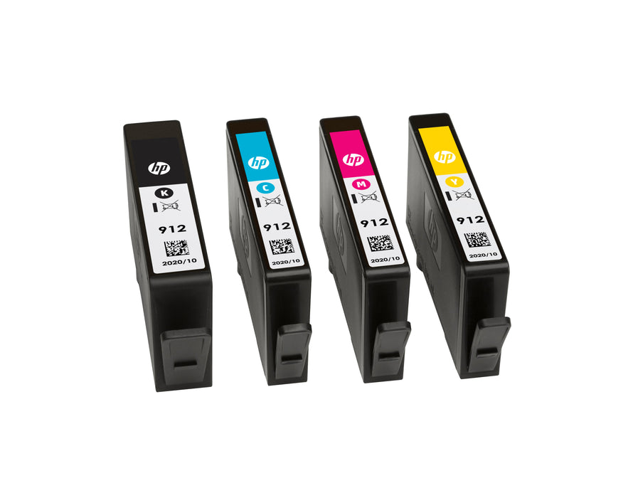 EAN 0195122352295 - HP 912 4-Pack CMYK(4) Original Ink Cartridge Combo cartucho de tinta 4 pieza(s) Rendimiento estándar Negr imagen 15
