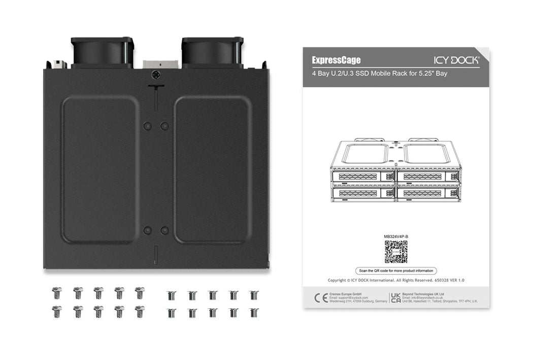 EAN 4713227446648 - Icy Dock MB324V4P-B caja para disco duro externo Caja externa para unidad de estado sólido (SSD) Negro 2. imagen 7