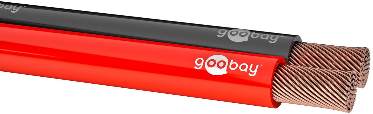 EAN 4040849677335 - Goobay 67733 cable de audio 25 m Negro, Rojo imagen 3