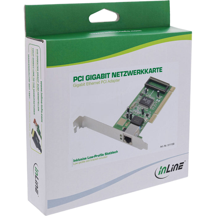 EAN 4043718333257 - InLine 51115B tarjeta y adaptador de interfaz Interno RJ-45 imagen 8