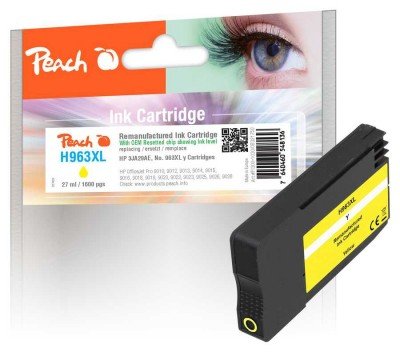 EAN 7640460548136 - Peach PI300-1030 cartucho de tinta 1 pieza(s) Compatible Alto rendimiento (XL) Amarillo imagen 1