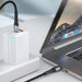 EAN 5903108680233 - 3MK 5903108680233 cable USB USB 2.0 2 m USB C 0,48 Gbit/s 240 W Negro, Plata imagen 7