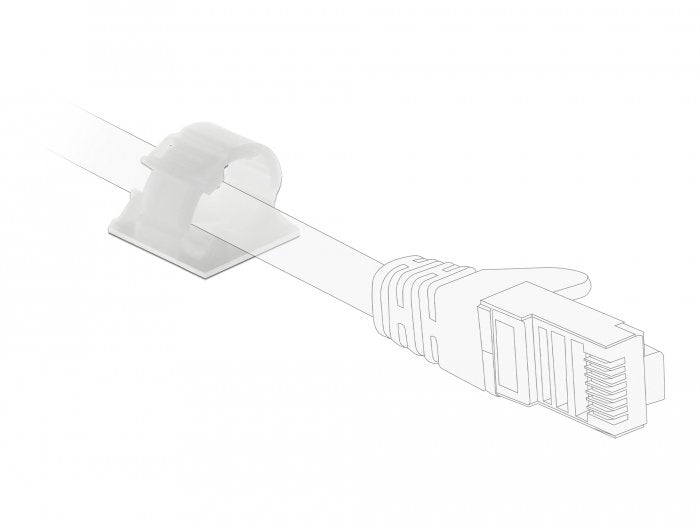 EAN 4043619601783 - DeLOCK 60178 abrazadera para cable Blanco 10 pieza(s) imagen 3