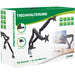 EAN 4043718293100 - InLine 23171B soporte para monitor 43,2 cm (17") Escritorio Negro imagen 6
