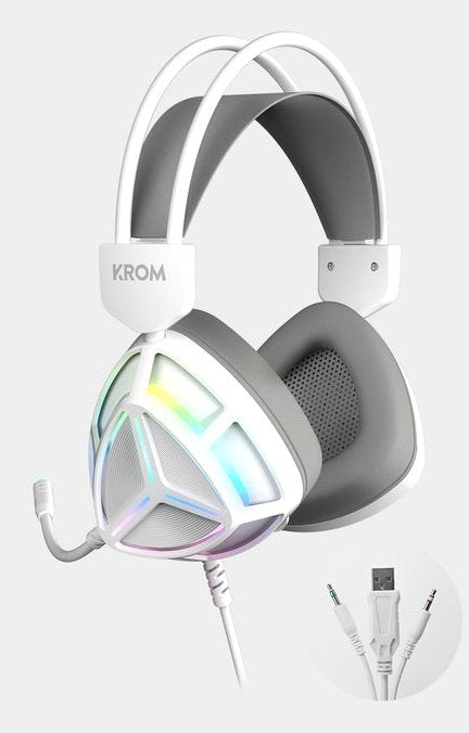 EAN 8436587975752 - Krom NXKROMKLASS teclado Ratón incluido Juego USB QWERTY Inglés Blanco imagen 10