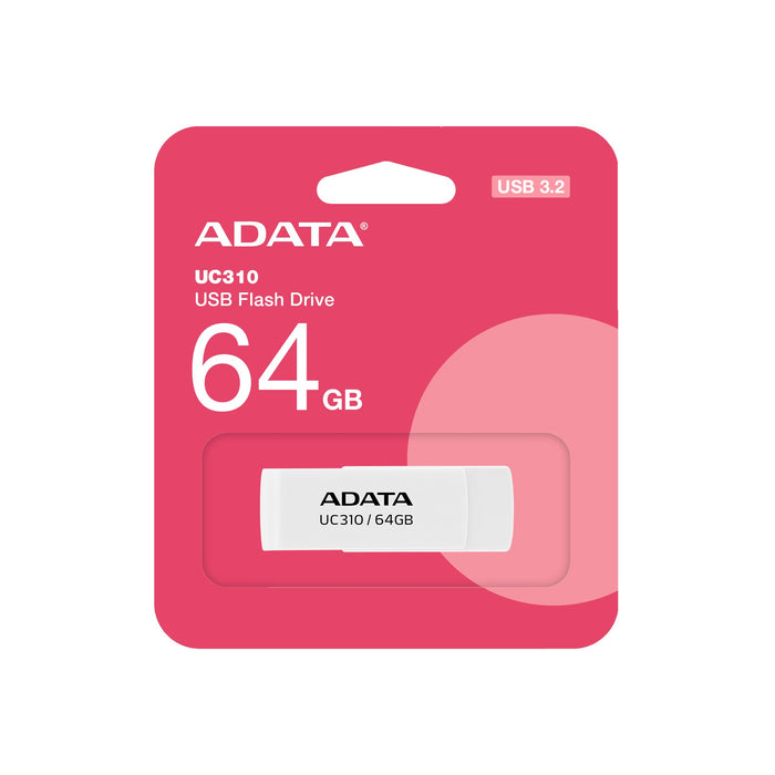 EAN 4711085941978 - ADATA UC310 unidad flash USB 64 GB USB tipo A 3.2 Gen 1 (3.1 Gen 1) Blanco imagen 1