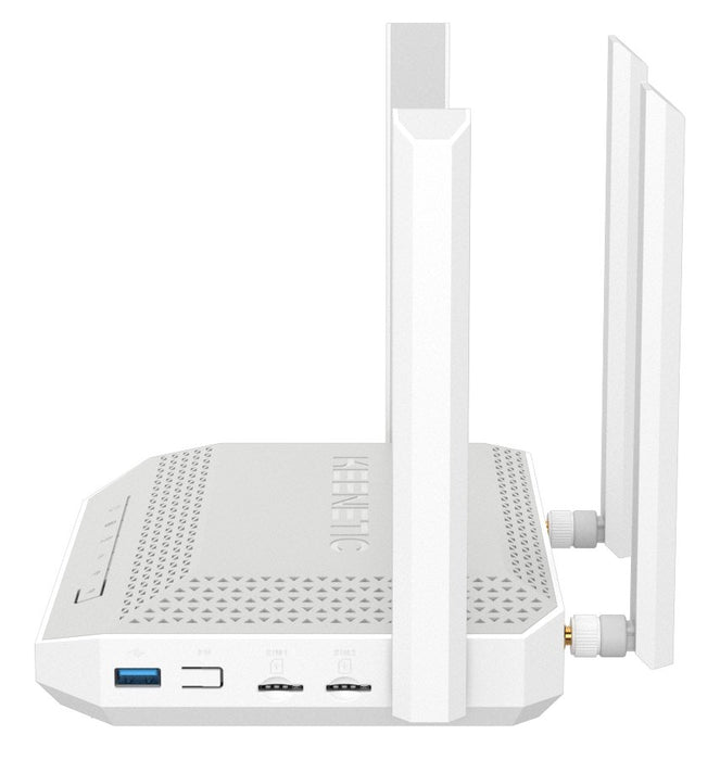 EAN 4897082922025 - Keenetic Hero 4G+ (KN-2312) router inalámbrico Gigabit Ethernet Doble banda (2,4 GHz / 5 GHz) Gris, Blanc imagen 3