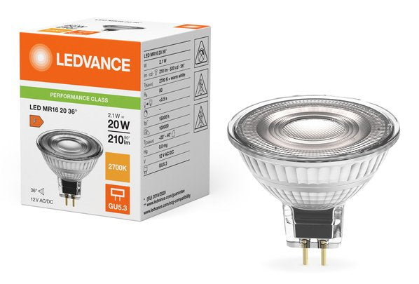 EAN 4099854235092 - Osram LED MR16 P lámpara LED Blanco cálido 2700 K 2,1 W GU5.3 F imagen 5