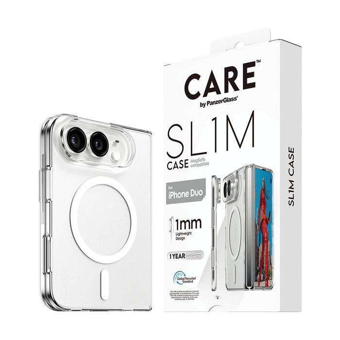 EAN 5715685044908 - PanzerGlass CARE™ by ® SL1M Case Transparent w. White MagSafe iPhone Duo funda para teléfono móvil 19,3 c imagen 6