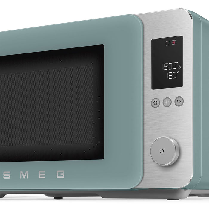 EAN 8017709356613 - Smeg MOC02EGMEU microondas Verde Microondas combinado Encimera 27 L 1450 W imagen 16