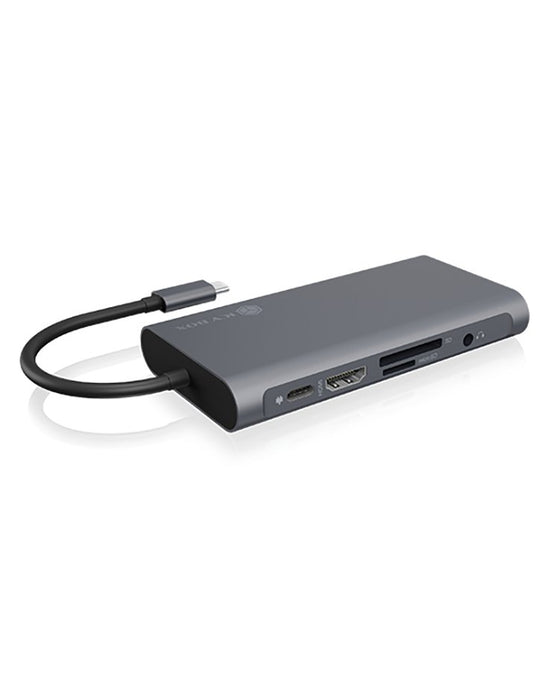EAN 4250078168966 - ICY BOX IB-DK4040-CPD Alámbrico USB 3.2 Gen 1 (3.1 Gen 1) Type-C Antracita, Negro imagen 5