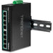 EAN 0710931161779 - Trendnet TI-PE80 switch No administrado Fast Ethernet (10/100) Energía sobre Ethernet (PoE) Negro imagen 7