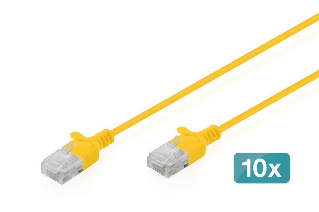 EAN 4016032507574 - Digitus DK-1618-010S-Y-10 cable de red Cat6 U/UTP (UTP) imagen 1