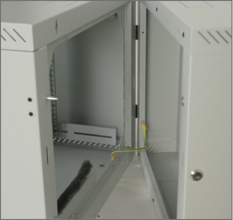 EAN 8595105018774 - Triton 19" Rack Wall-mount 4U/250 glass door Bastidor de pared Gris imagen 3