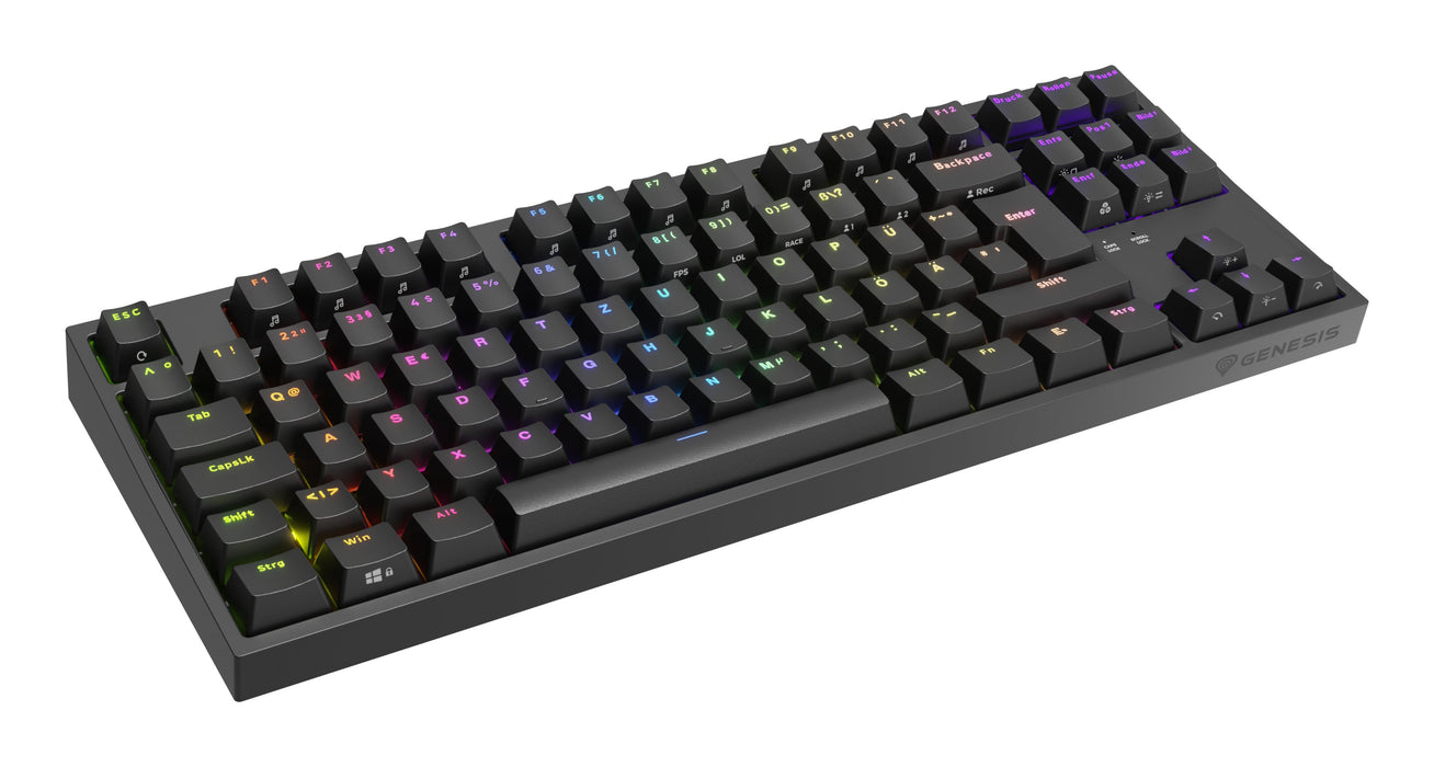 EAN 5901969444650 - GENESIS Thor 404 TKL teclado Juego USB QWERTZ Alemán Negro imagen 2