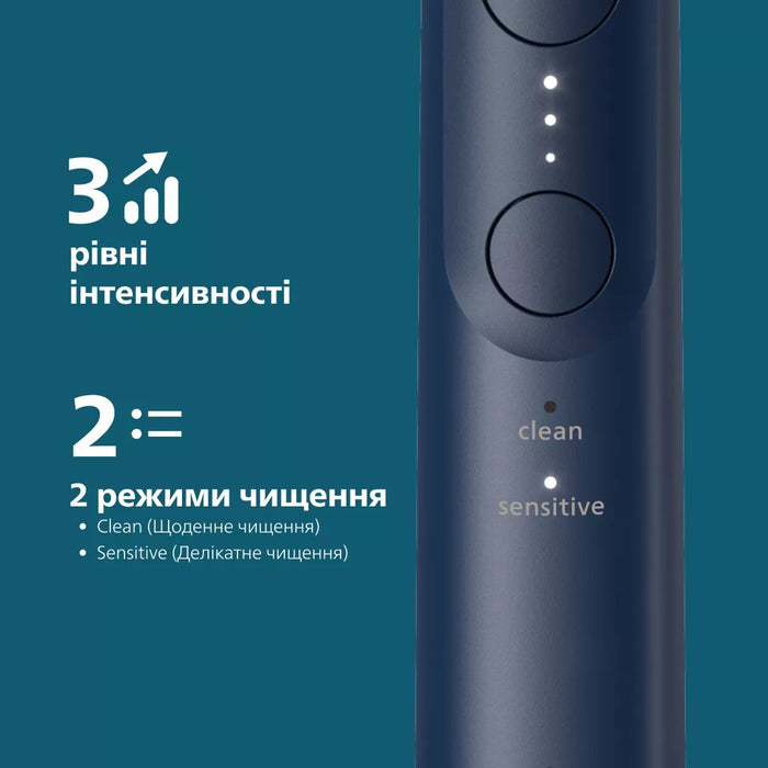 EAN 8720689021760 - Philips Sonicare 6100 series HX7403/01 cepillo eléctrico para dientes Adulto Cepillo dental sónico Azul imagen 1
