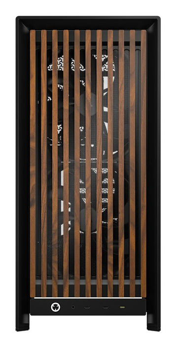EAN 840440424970 - Corsair FRAME 5000D WOOD RS Midi Tower Negro, Nuez imagen 2