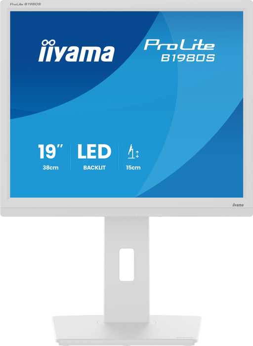 EAN 4948570125432 - iiyama ProLite B1980S-W1 pantalla para PC 48,3 cm (19") 1280 x 1024 Pixeles SVGA LED Blanco imagen 5