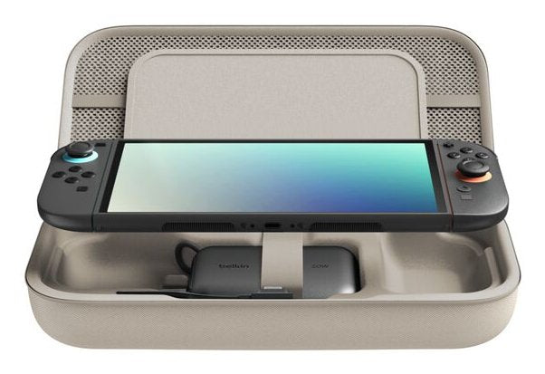 EAN 745883929467 - Belkin ENA001hqSA-V2 Estuche de viaje Nintendo Malla, Poliéster, Terciopelo Arena imagen 2