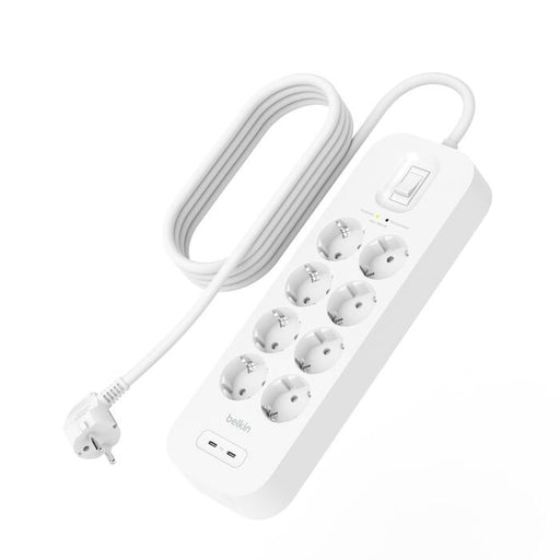 EAN 0745883886661 - Belkin SRB004VF2M Blanco 8 salidas AC 2 m imagen 2