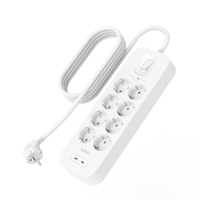 EAN 0745883886661 - Belkin SRB004VF2M Blanco 8 salidas AC 2 m imagen 2