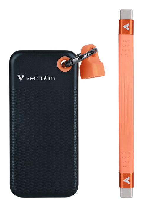 EAN 23942324188 - Verbatim Pocket SSD 256 GB USB Tipo C 3.2 Gen 2 (3.1 Gen 2) Negro, Naranja imagen 1